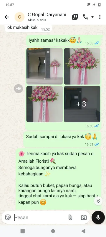 Pengiriman Karangan Bunga Blimbing